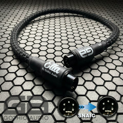 Ella 5 Pin Din Cable OCC Silver Interconnect For Naim SNAIC