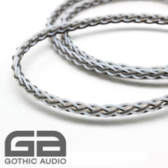 0.5m Units Of 8 Core Pure Silver Braided Cable