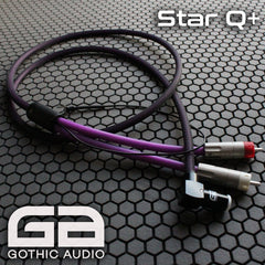 STAR Q PLUS 22awg Pure, solid OCC Silver – StarQuad tonearm cable Din To RCA