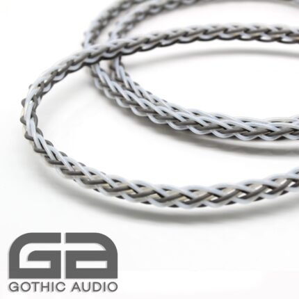 0.5m Units Of 8 Core Pure Silver Braided Cable - Image 1