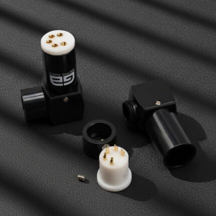 Right Angled Tonearm Din Connector Tellurium Copper Contacts - Image 3