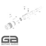 AECO ABC-1471 75 Ohm Gold Plated tellurium Copper BNC Connector (1 Pair) - Image 2