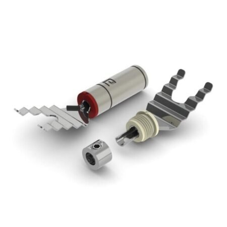 AECO ASP-1931R High-Purity Copper Spade Connectors - Rhodium Plated (Set of 4)