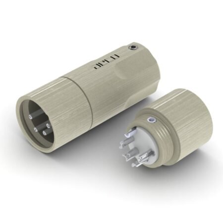 AX4-1611S AECO 4 Pin XLR Silver Plated Tellurium Copper Contacts