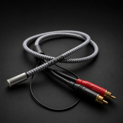 straight earth tonearm cable