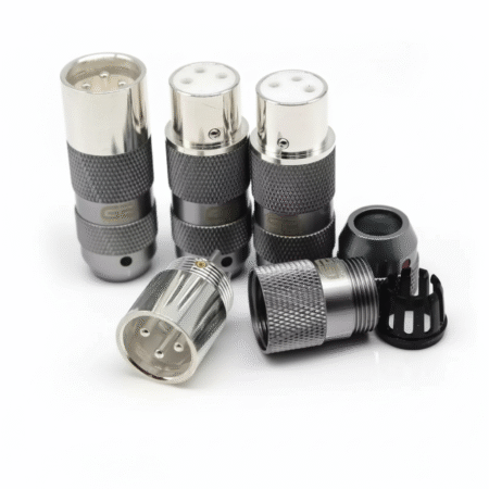 XM-202R & XF202R Rhodium Plated Pure Copper Set of 4 XLR Connectors OEM Viborg