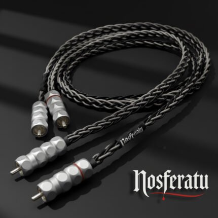 Nosferatu 8 Core OCC Pure Silver Interconnects RCA to RCA 1 Pair - Image 1