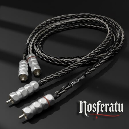 Nosferatu 8 Core OCC Pure Silver Interconnects RCA to RCA 1 Pair