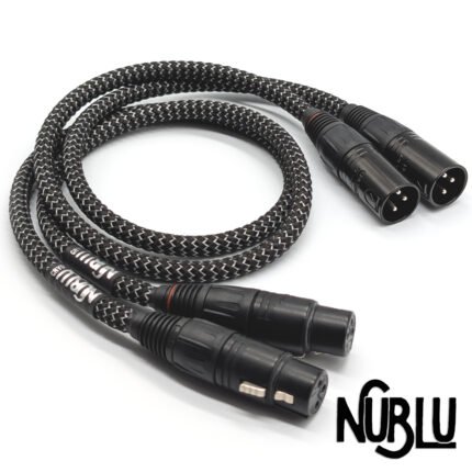 NUBLU CRYO OCC 5N Single Crystal Silver Balanced Interconnects Pair - Image 1