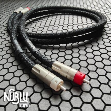 NUBLU CRYO OCC 5N Single Crystal RCA Interconnects Pair - Image 1