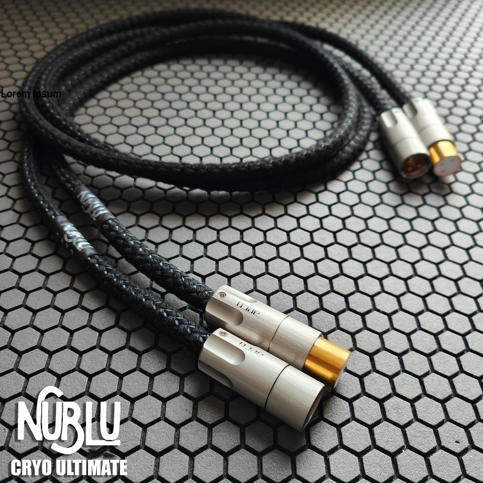 nublu cryo ultimate 5n occ silver cryo treated aeco xlr connectors