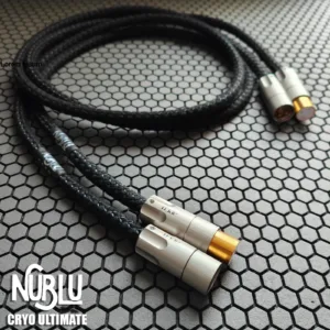 NUBLU CRYO ULTIMATE BALANCED CABLES WITH AECO GOLD PLATED COPPER CONNECTORS