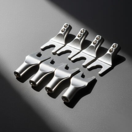 Silver Plated Copper Forked Spade Speaker Terminals Scew Fit Connectors 4pcs or 8 pcs
