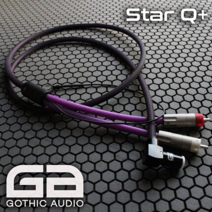 STAR Q PLUS 22awg Pure, solid OCC Silver – StarQuad tonearm cable Din To RCA - Image 1