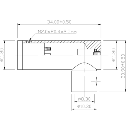 Tonearm Connector SDIN SME style 90 degree Right Angle For Roksan Jelco Linn - Image 2