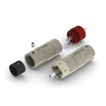 Silver Plated Tellurium Copper RCA Connector aeco ARP-4045S 1 x set of 4