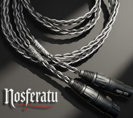 Pair Of Nosferatu 8 Core Pair 5N OCC Pure Silver XLR Balanced Interconnects