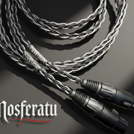 Pair Of Nosferatu 8 Core Pair 5N OCC Pure Silver XLR Balanced Interconnects