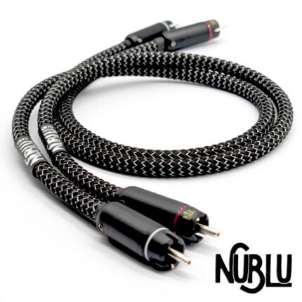 NUBLU CRYO OCC 5N Single Crystal RCA Interconnects Pair - Image 1