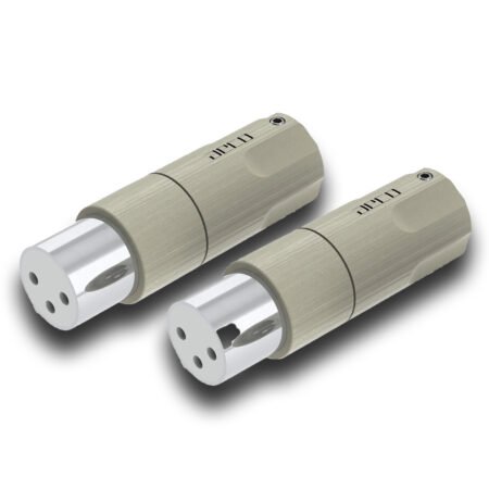 Pair Of AECO Female XLR Connectors AMI-1050S Silver Plated Copper Contacts (Copy)