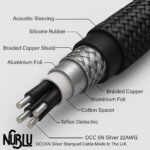 NUBLU CRYO OCC 5N Single Crystal Silver Balanced Interconnects Pair - Image 2